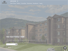 Tablet Screenshot of berrington-apts.com